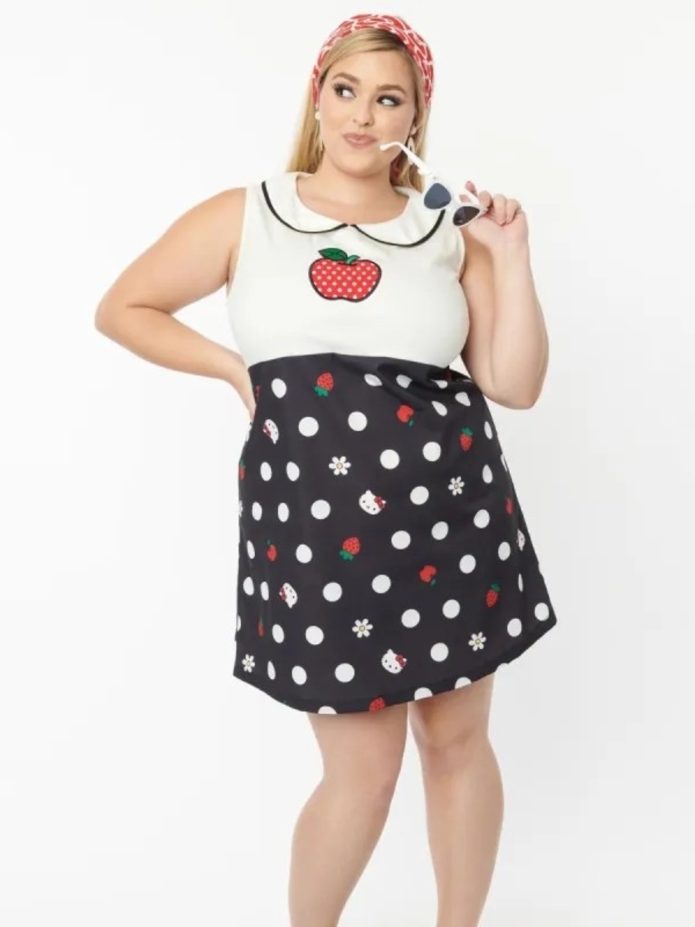 Hello Kitty x Smak Parlour Apple Power Shift Dress